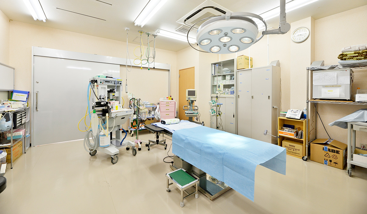 海老名ハートクリニックの手術室