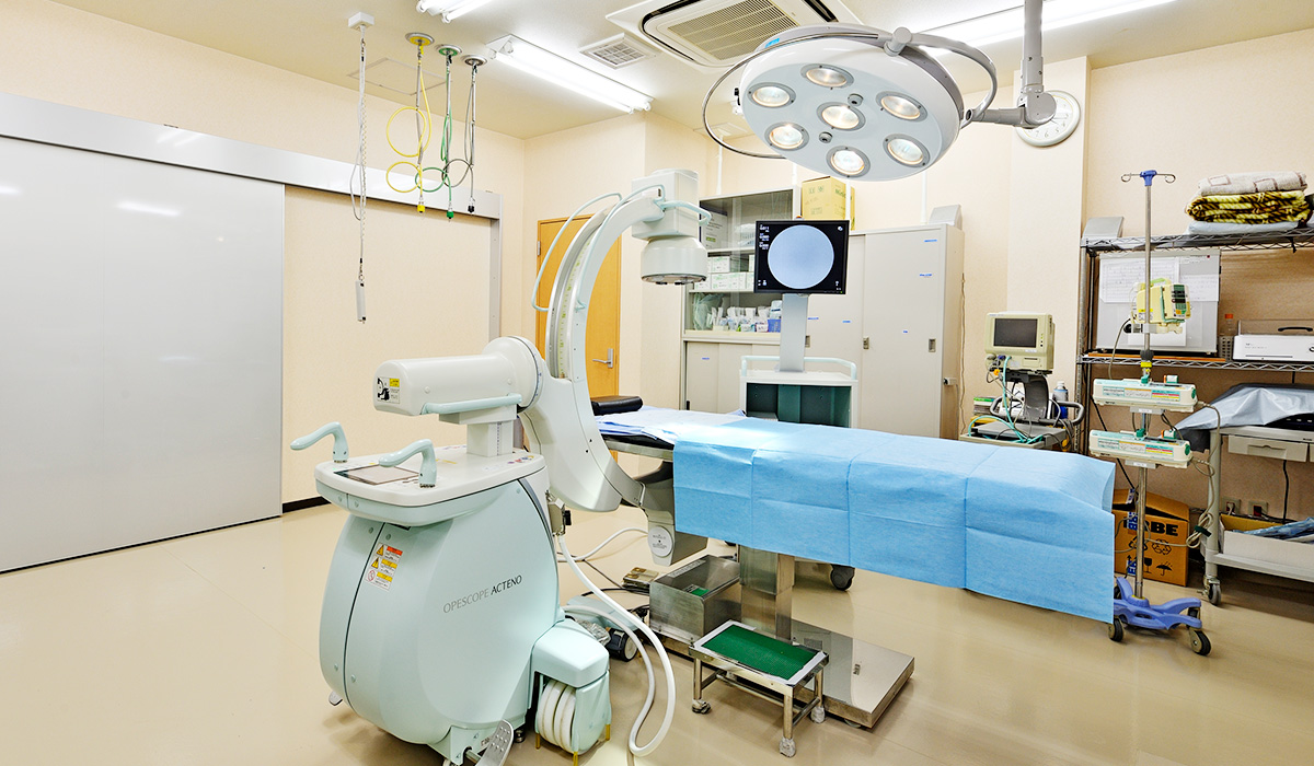 海老名ハートクリニックの手術室