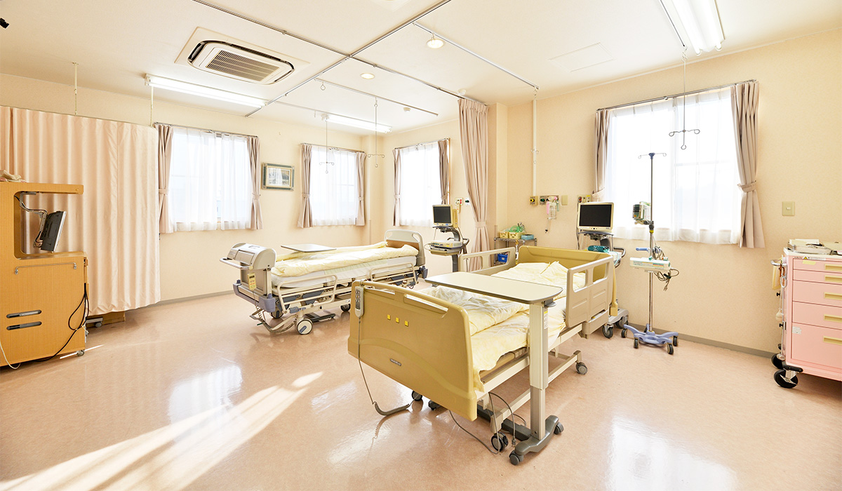 海老名ハートクリニックのICUルーム